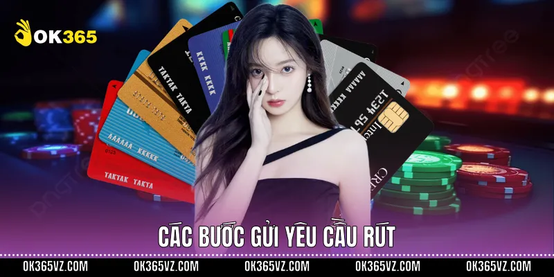 Các bước gửi yêu cầu rút